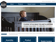 Tablet Screenshot of americanbabyclassics.com